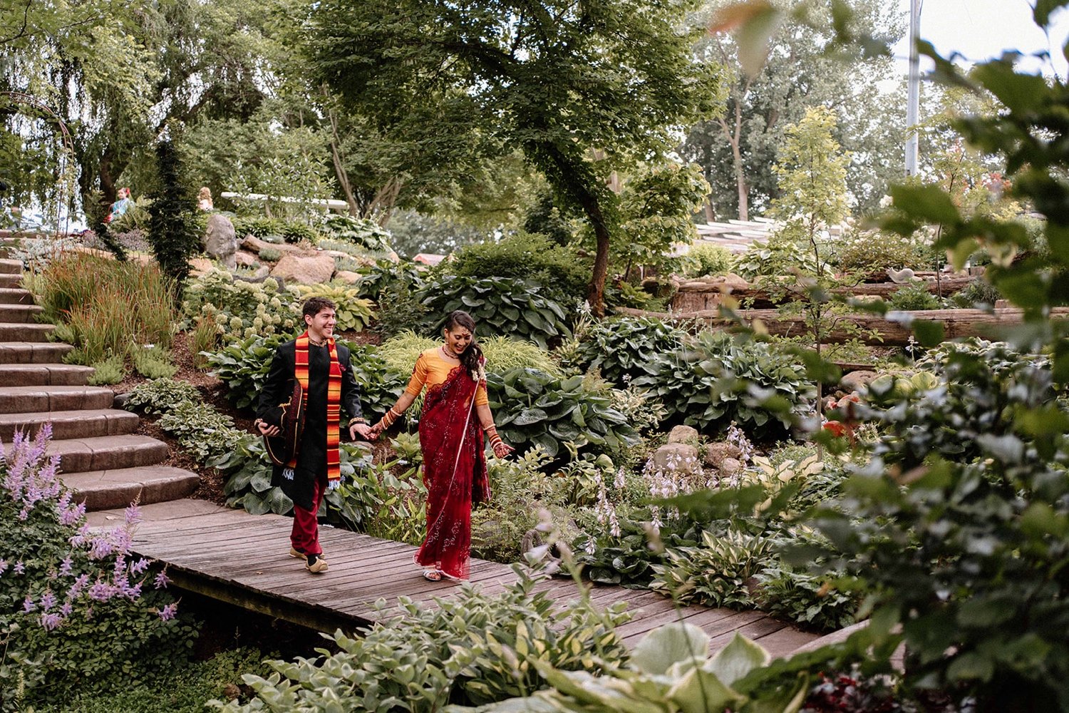Chicagoland Indian Wedding at Hornbakers Gardens
