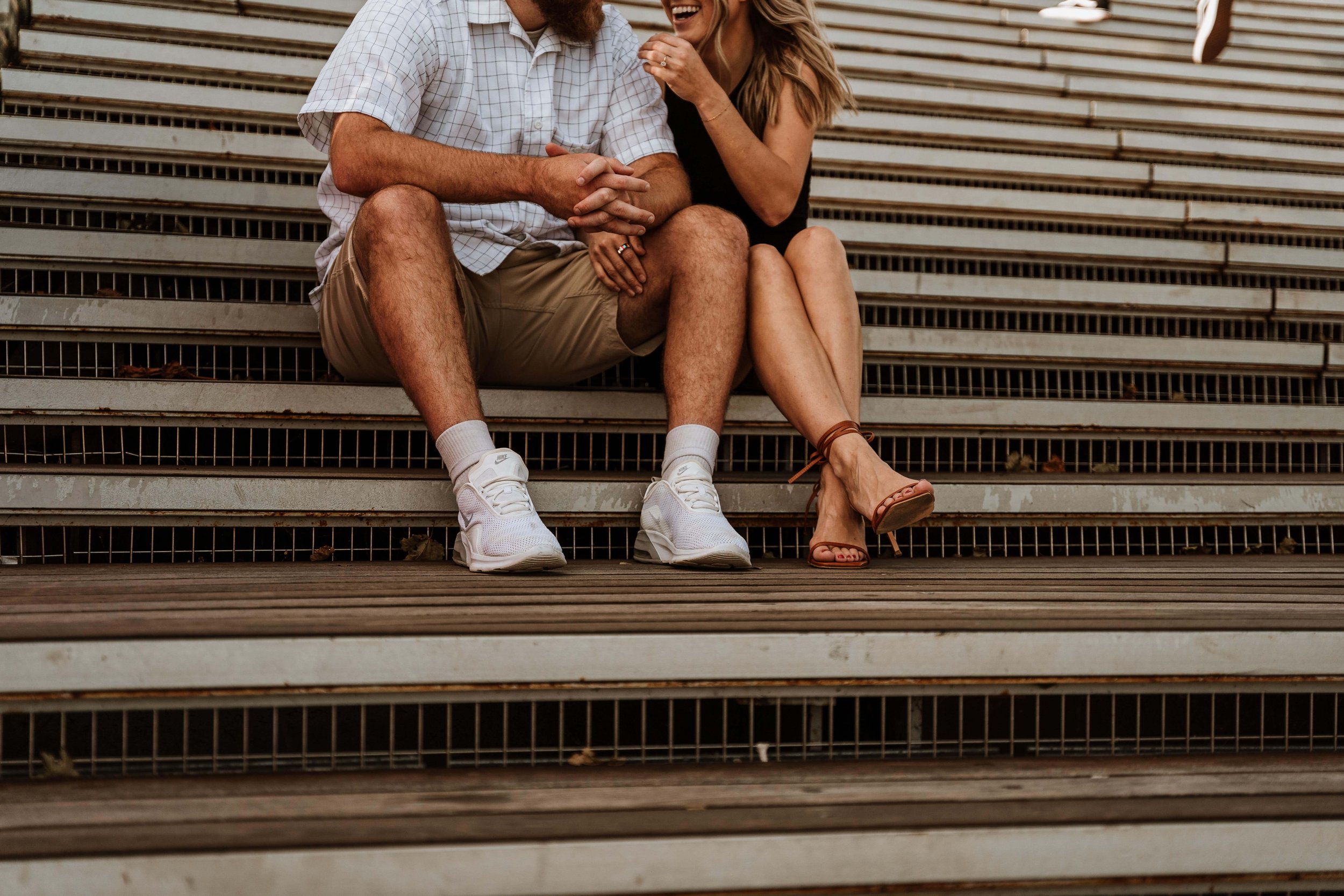 engagement photos at Navy Pier in Chicago