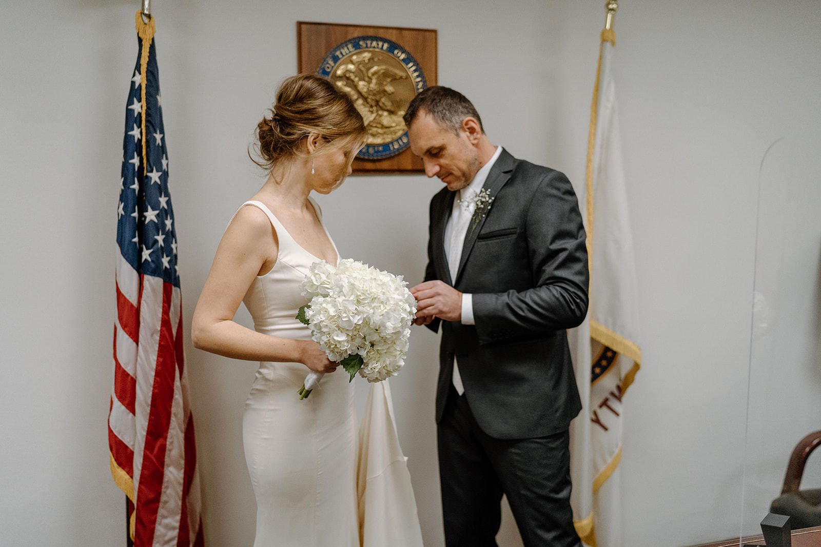 Chicago courthouse elopement