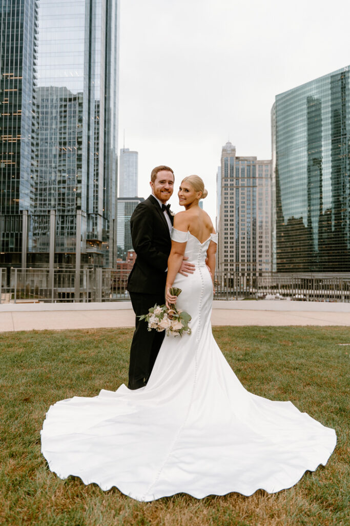 Chicago wedding photographer - Riverwalk Chicago